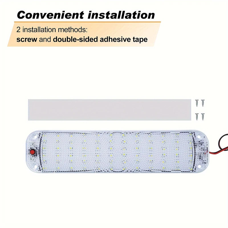 72LED Innenraumbeleuchtung 12V-80V – SwissGlanzGarage Ansicht 5