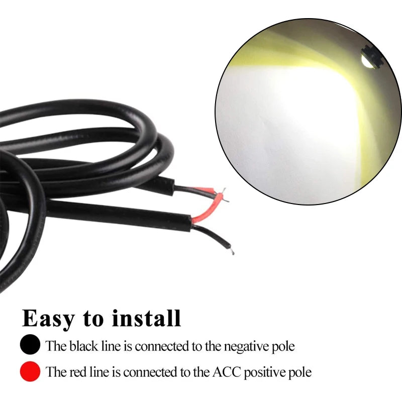 2-10 Stück COB LED Auto Eagle Eye Licht – SwissGlanzGarage Ansicht 3