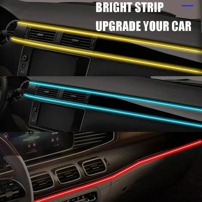 RGB Auto Innen Atmosphäre Licht Streifen 5M App Steuerung Umgebungs