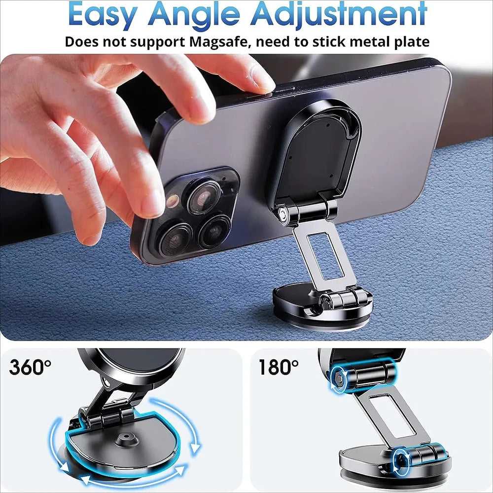 360 ° Drehbare Magnetische Auto Telefon Halter Magnet Telefon Ständer Faltbare Dashboard Ständer Navigation Telefon H...