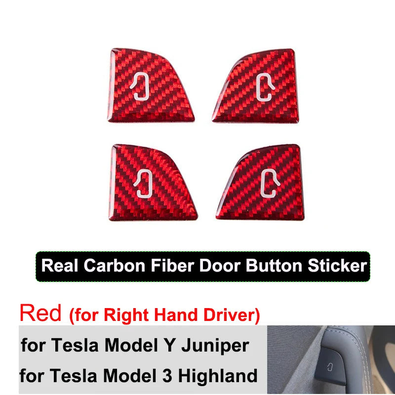 Carbon-Faser Muster Aufkleber für Tesla Model Y – SwissGlanzGarage Ansicht 4