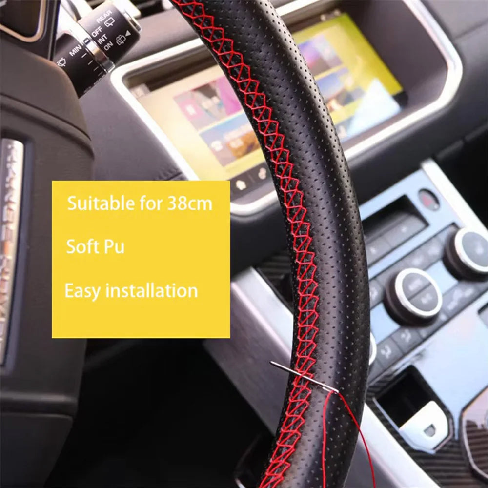 Universal Carbon Lenkradbezug – in Leder-Optik – SwissGlanzGarage Ansicht 2