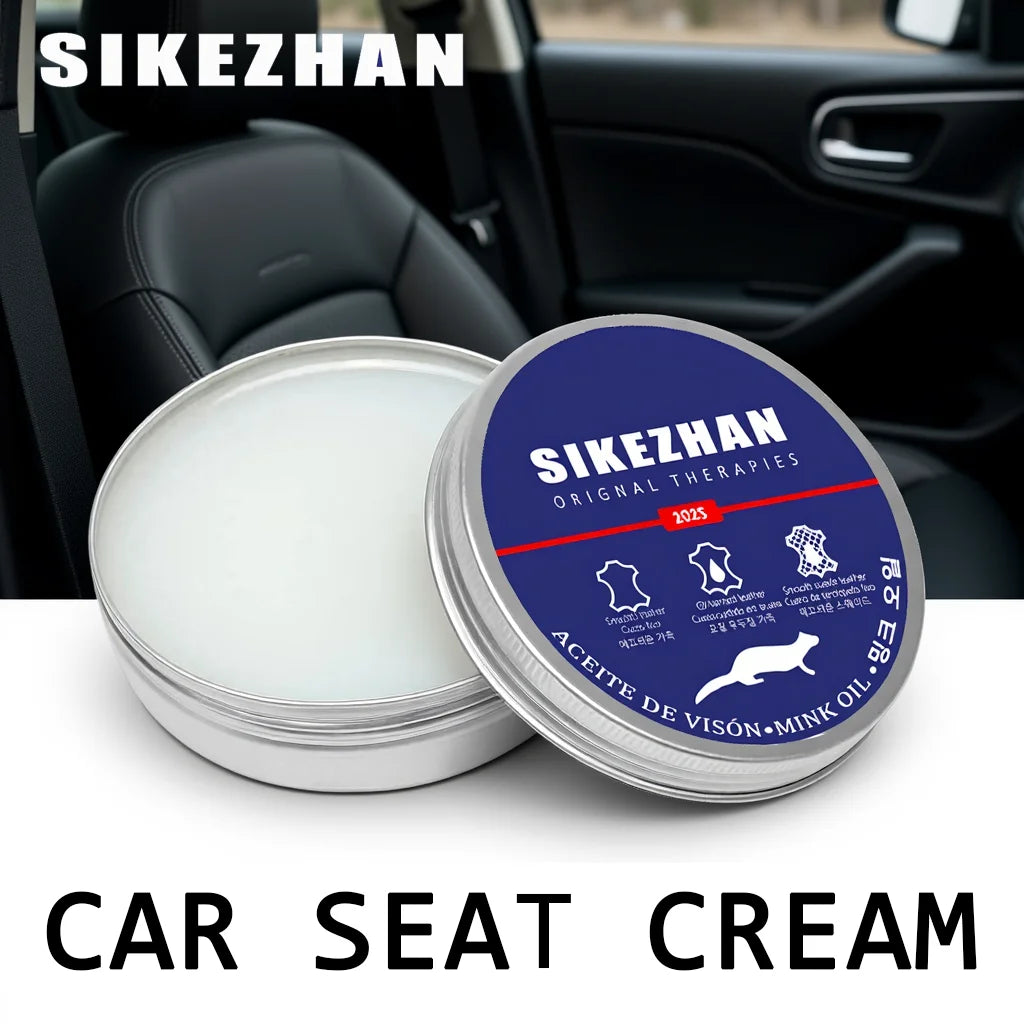 Premium-Autositz-Conditioner aus Leder – Creme mit natürlichem Nerzöl