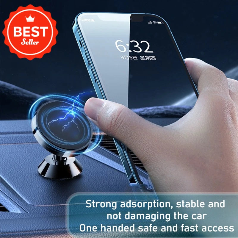 Magnetische Auto-Handyhalterung für Armaturenbrett, Smartphone-Halterung, Handy-GPS-Halterung im Auto für iPhone, Xia...