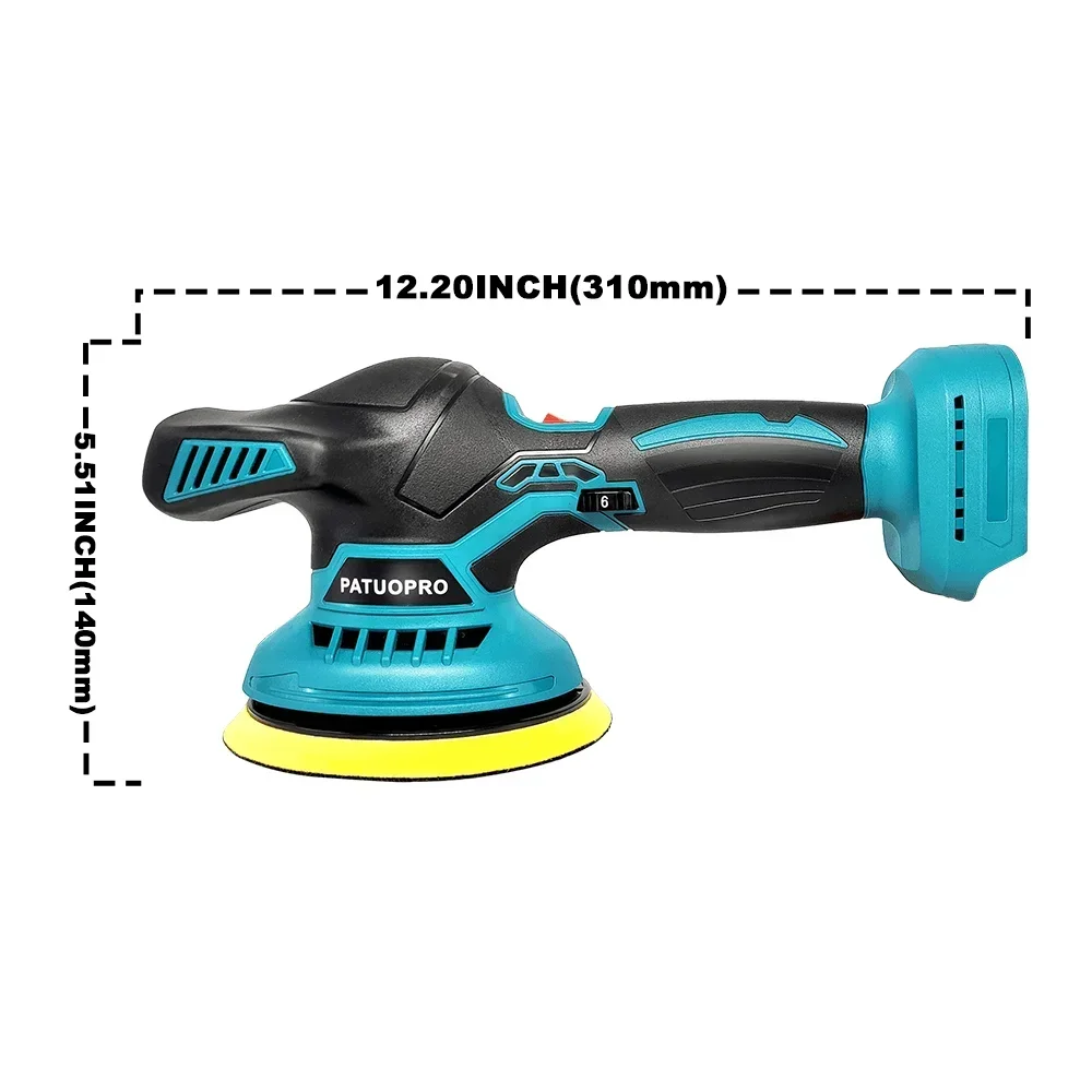 Akku-Poliermaschine 150mm kabellos – Makita 18V kompatibel