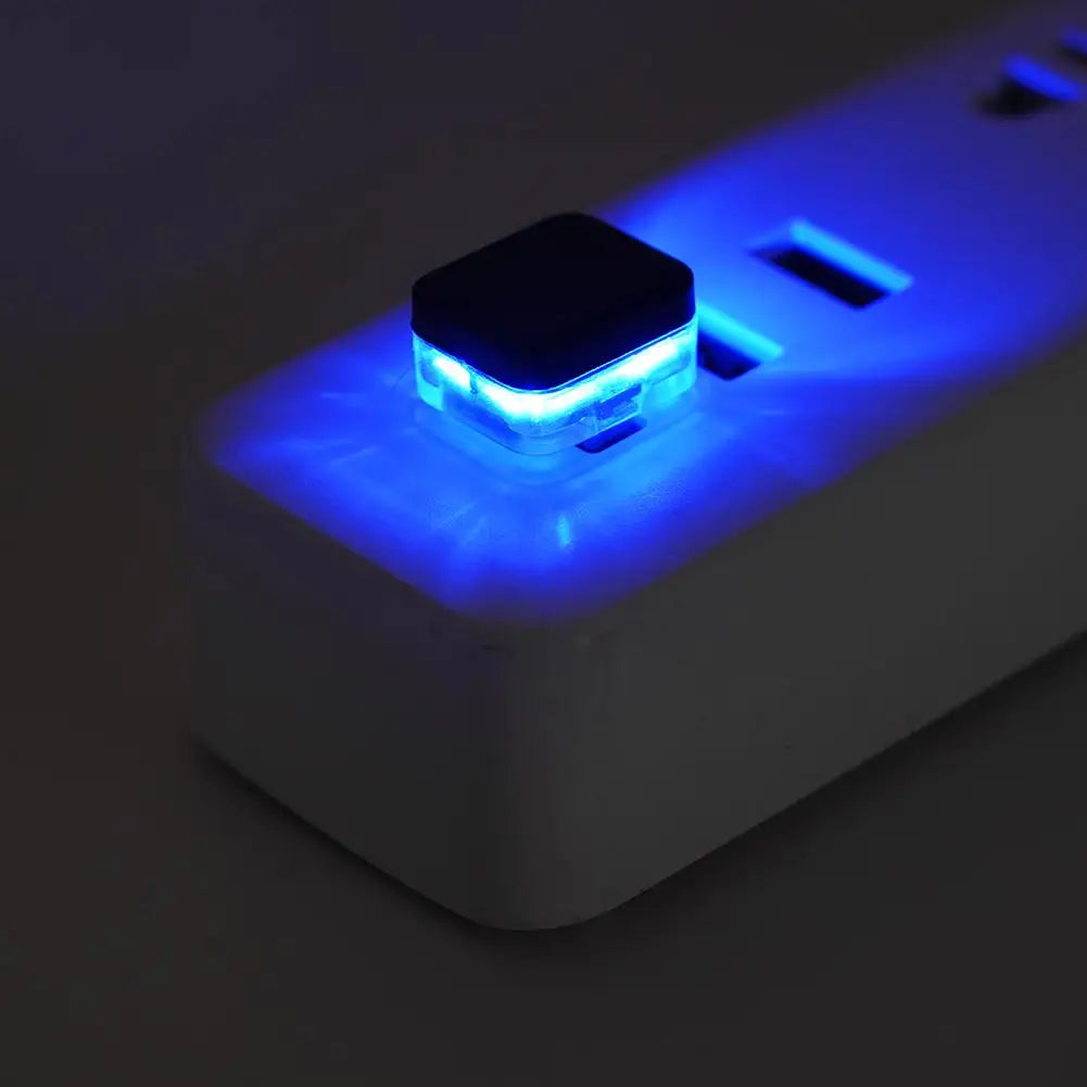 Neue Universal USB Auto Innen Umgebungs Atmosphäre Licht LED Signal