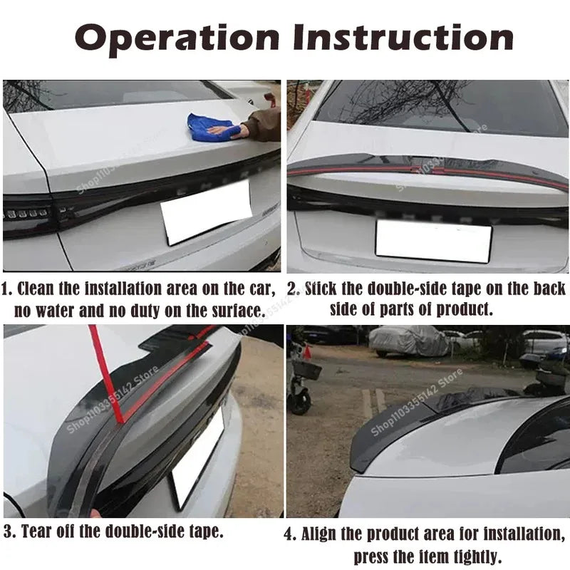 Universal Heckspoiler verstellbar – SwissGlanzGarage Ansicht 4