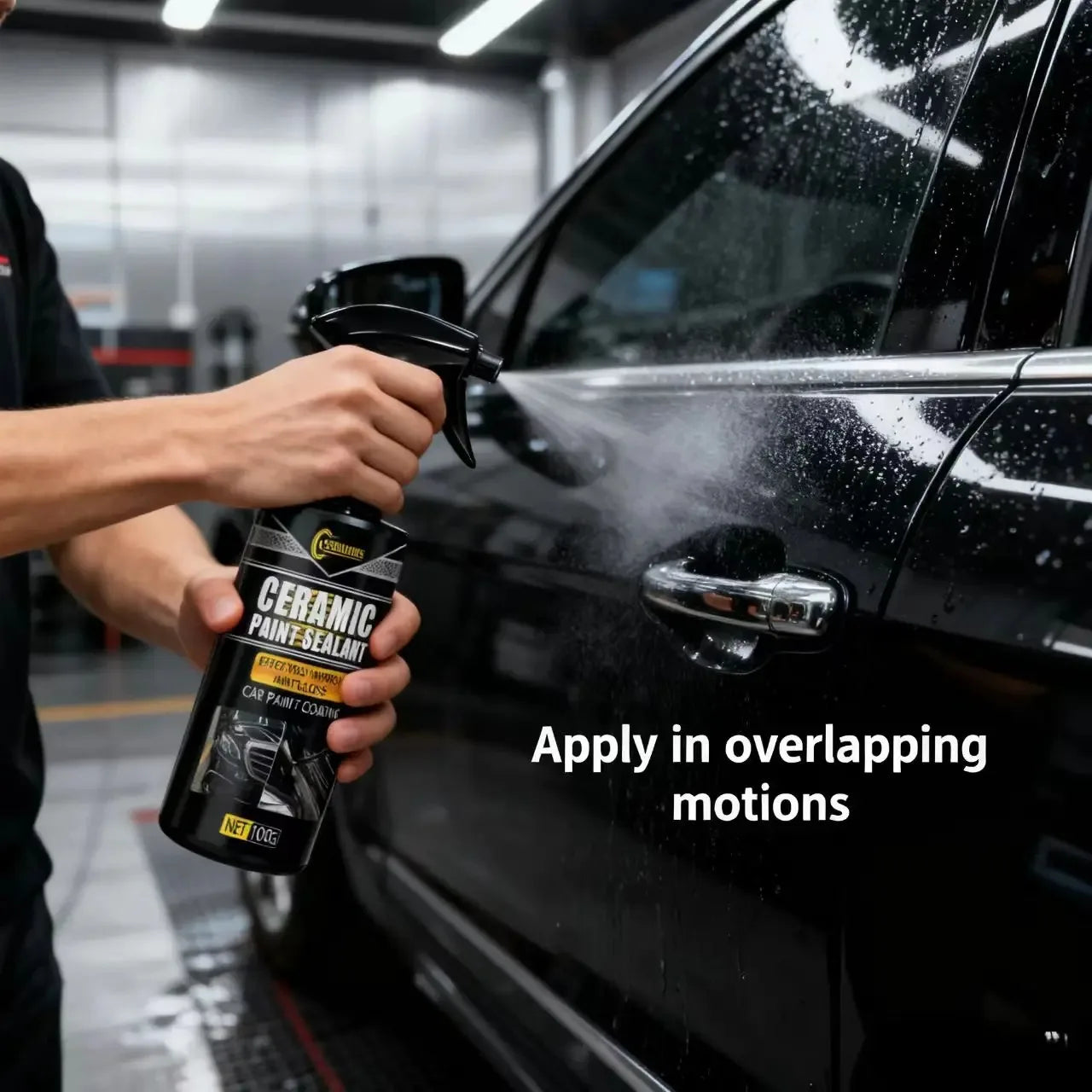 Fasilawei 3-in-1 Keramikbeschichtungsspray: Schnelle Reinigung, Hochglanz, Langanhaltender Autolackschutz - Hydrophob...