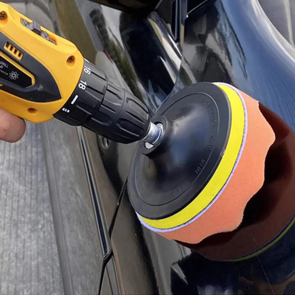 Auto Polieren Schwamm Pads Kit Schaum Pad Puffer Kit Polieren Maschine Wachs Pads für Auto Motorrad Fahrzeug Entfernt...