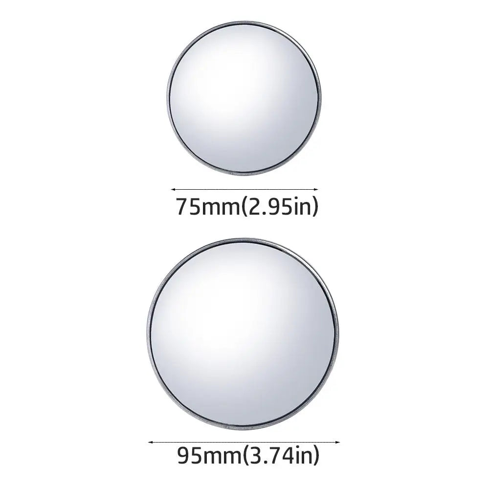 75/90mm Rund-Spiegel für blinde Flecken – SwissGlanzGarage Ansicht 6