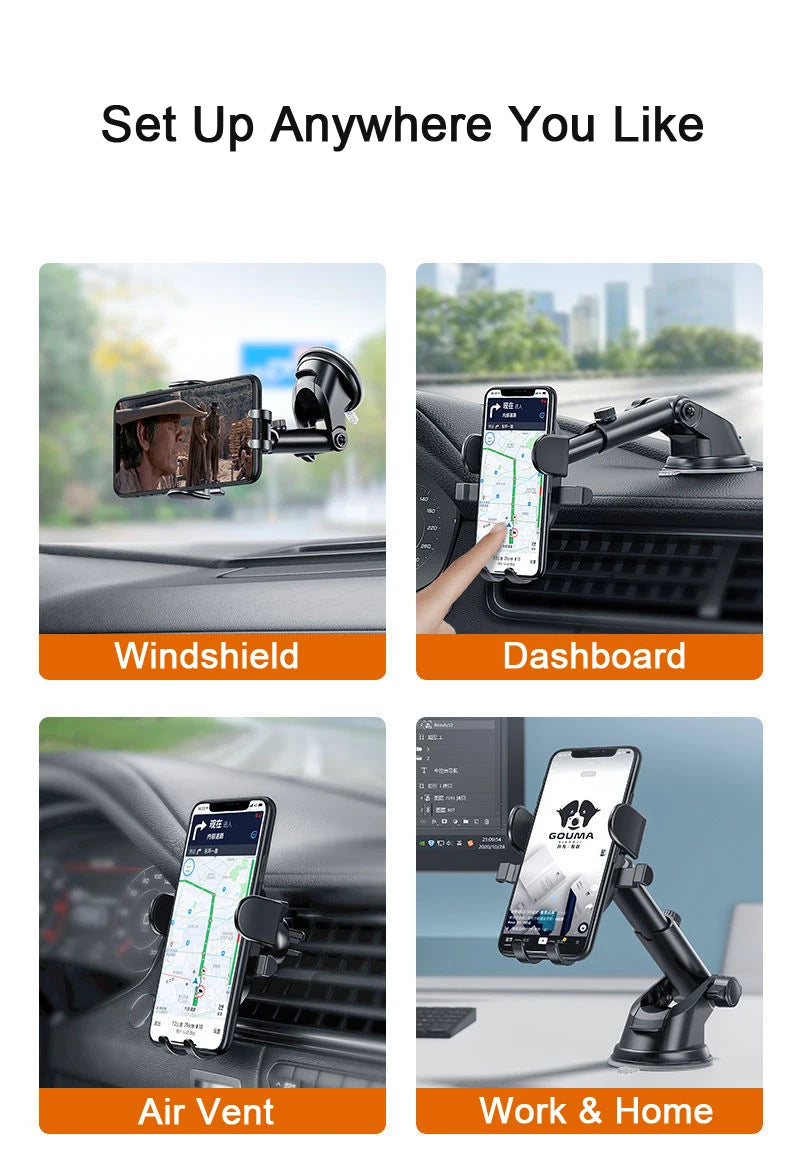2026 NEUER Universal Sucker Autotelefonhalter 360° ° Windschutzscheiben-Auto-Armaturenbrett, mobile Handy-Stützhalter...