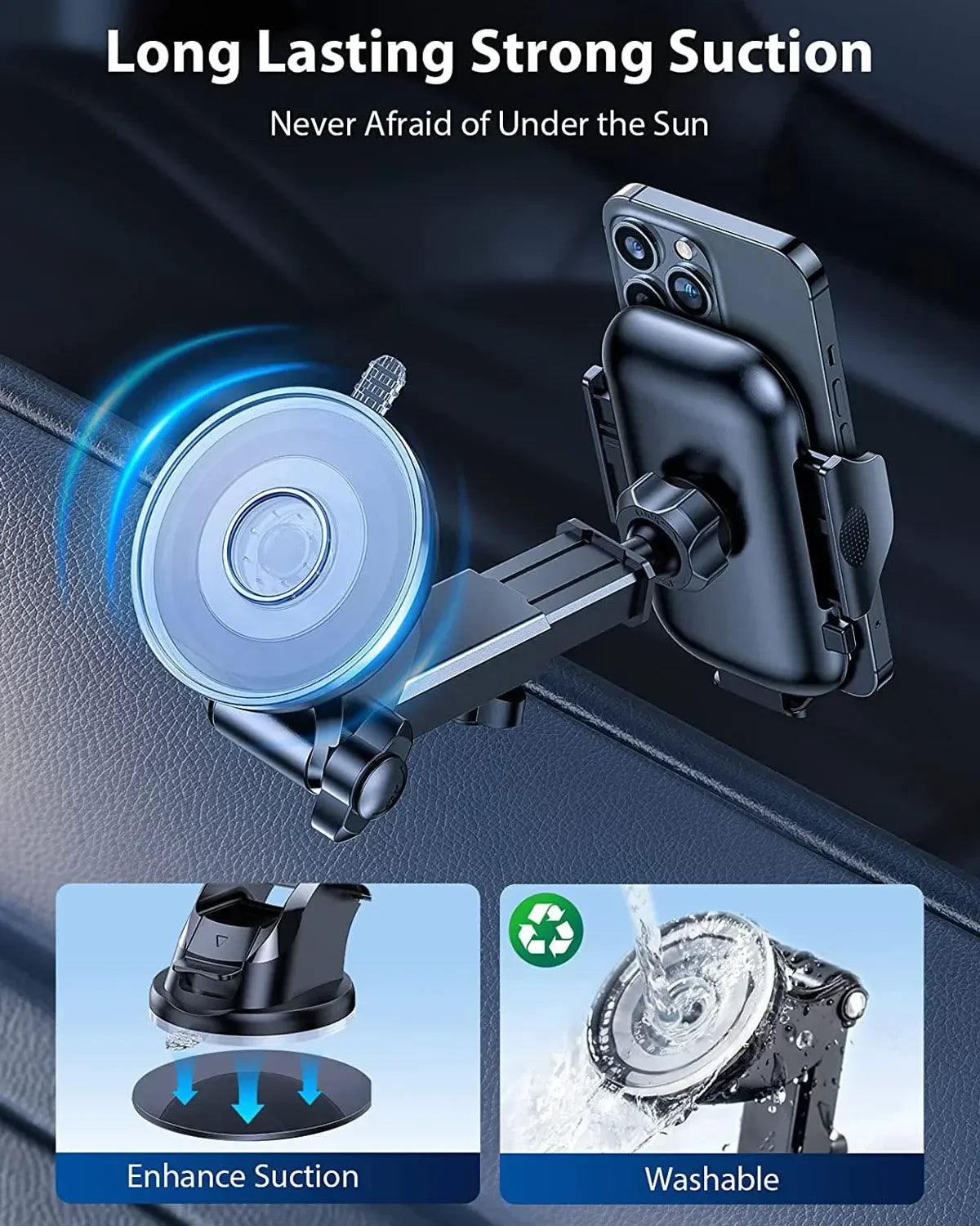 17mm Auto Telefon Halter Zubehör Saugnapf Auto Handy Ständer Kugelkopf Basis für Auto Windschutzscheibe Dashboard Tel...