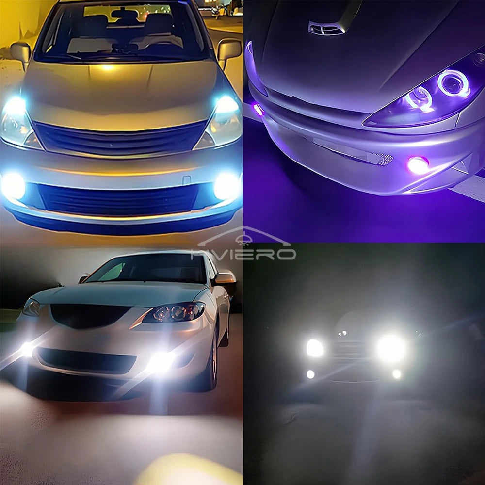 2X Auto DRL LED Scheinwerfer Angel Eyes – SwissGlanzGarage Ansicht 3