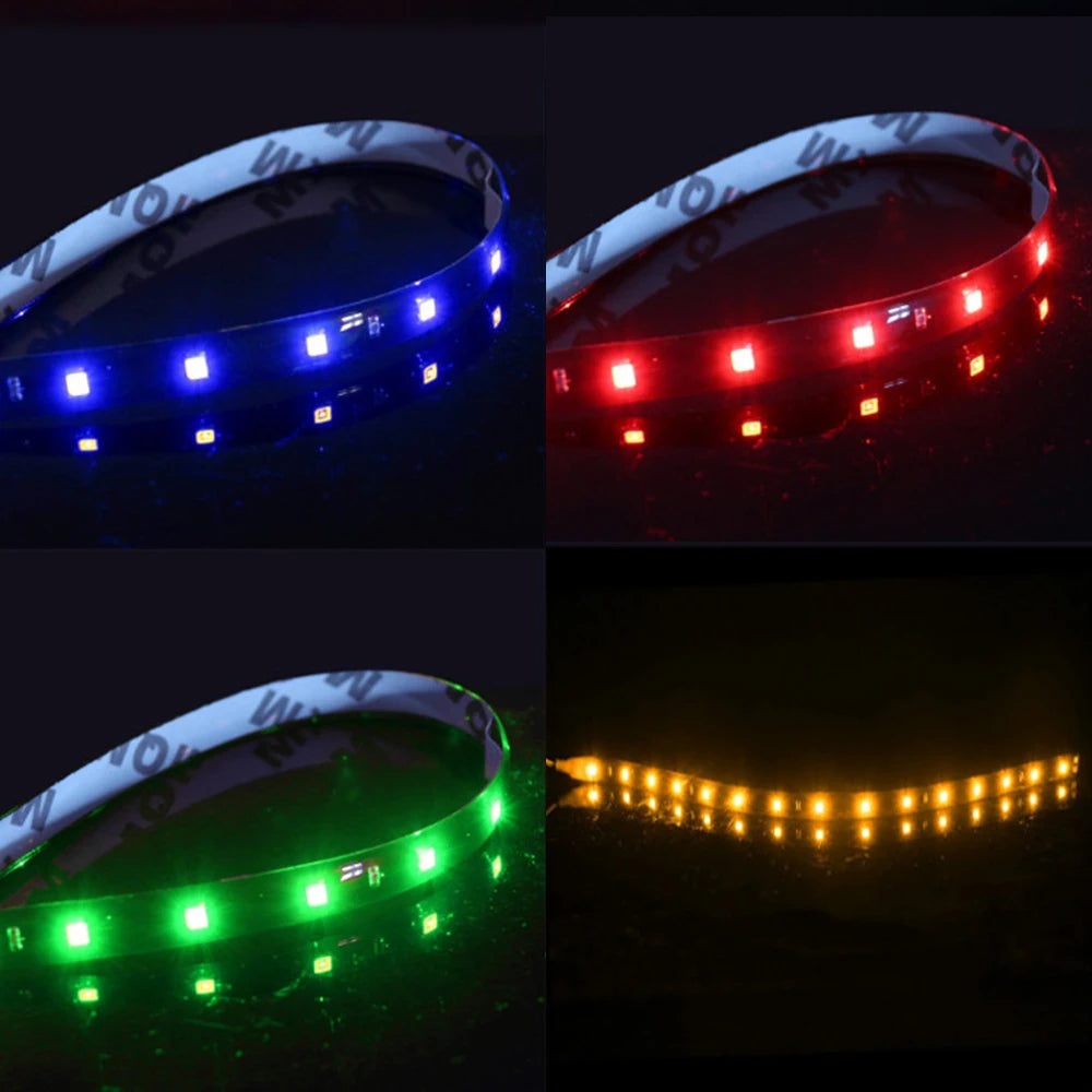 Auto LED Streifen Licht 30cm Innendekoration Umgebungs licht Motorrad
