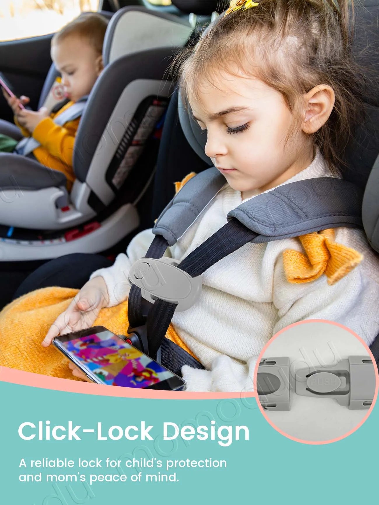 Universal Autositz Gurtclip – Anti-Flucht System – SwissGlanzGarage Ansicht 6