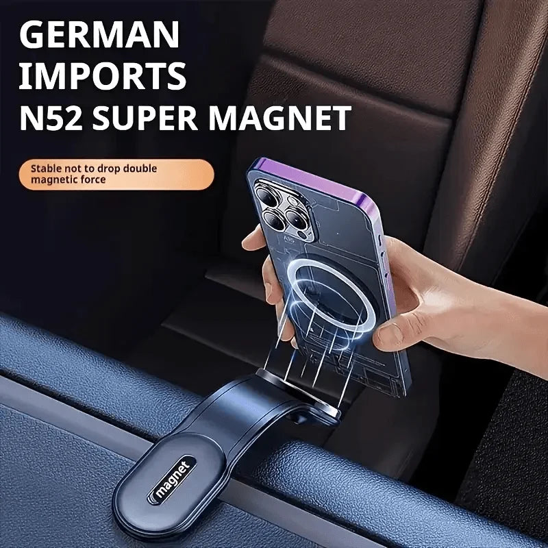 Magnetischer Autotelefonhalter, GPS-Halterung, automatische Armaturenbretthalterung für Telefon, verdickte Aluminiuml...