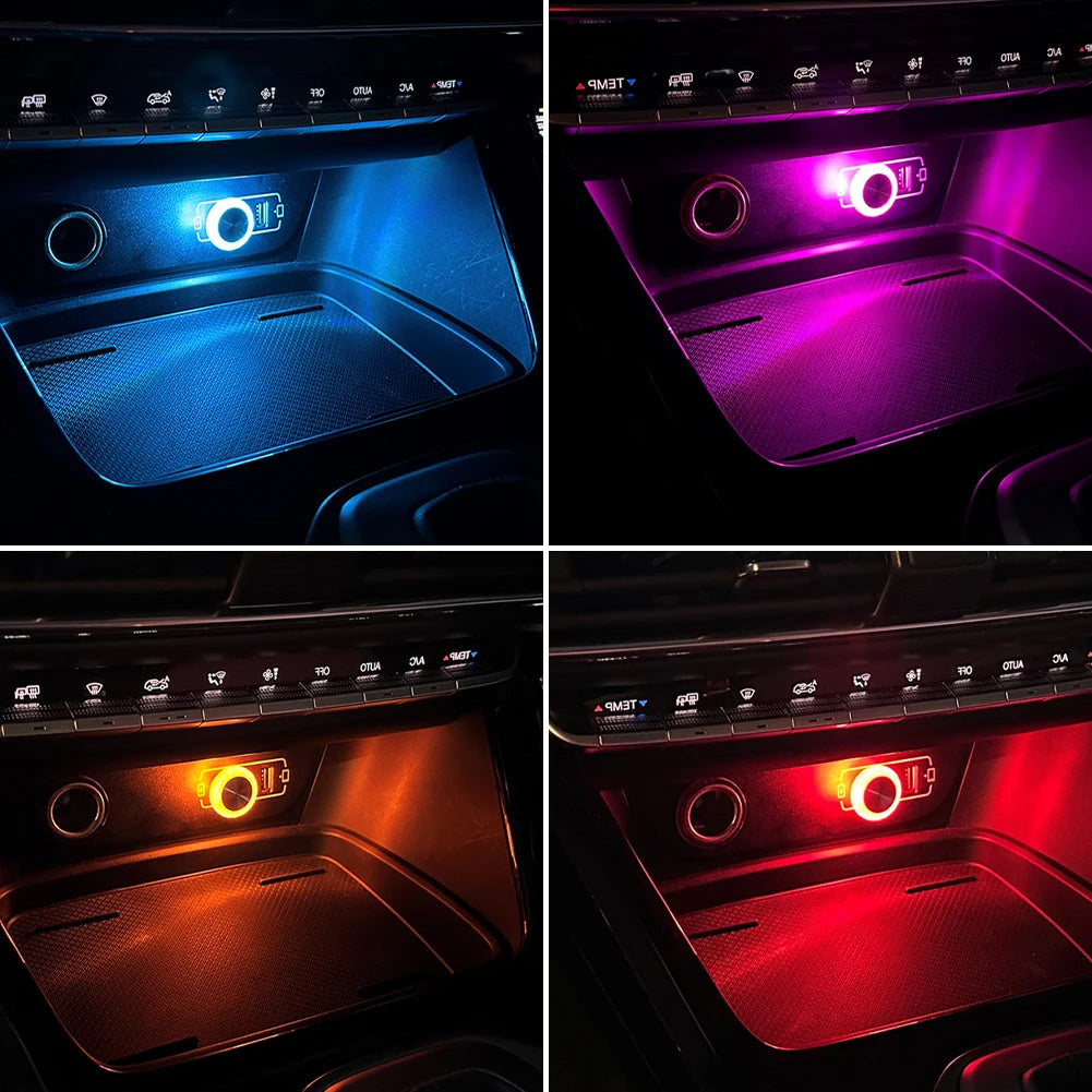 Auto Innenraum USB Umgebungs atmosphäre Licht LED dekorative Signal