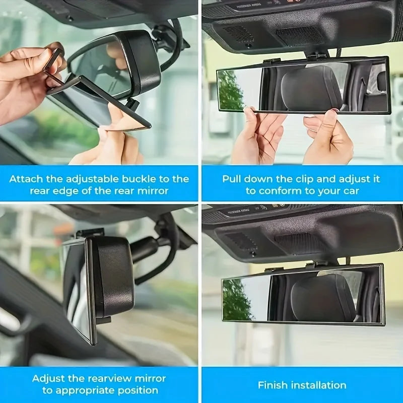Universal Anti-Glare Rückspiegel Weitwinkel – SwissGlanzGarage Ansicht 3