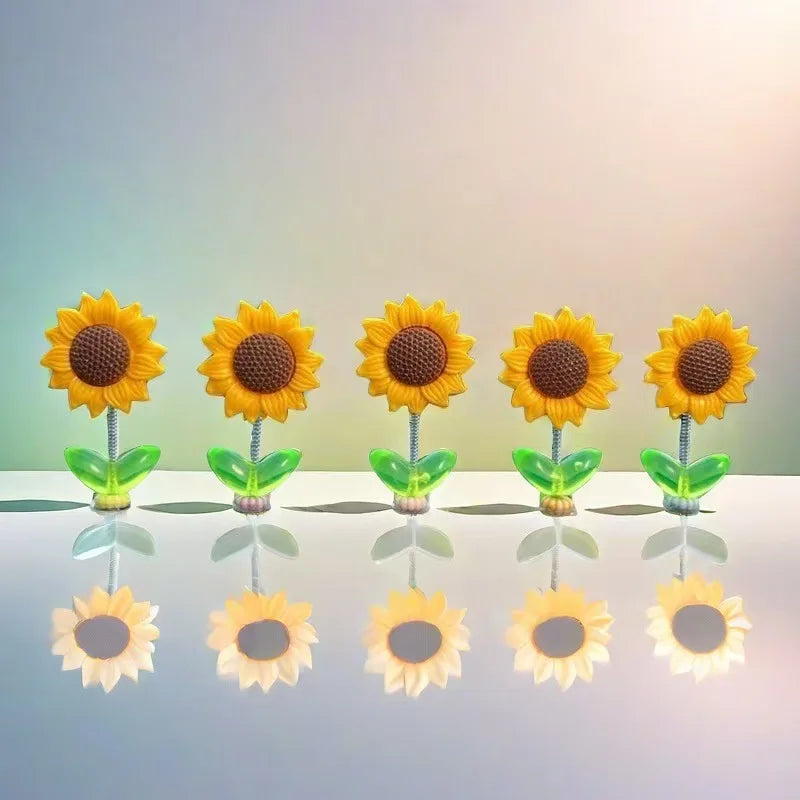 Süsse Sonnenblume Auto-Dekoration – SwissGlanzGarage Ansicht 3