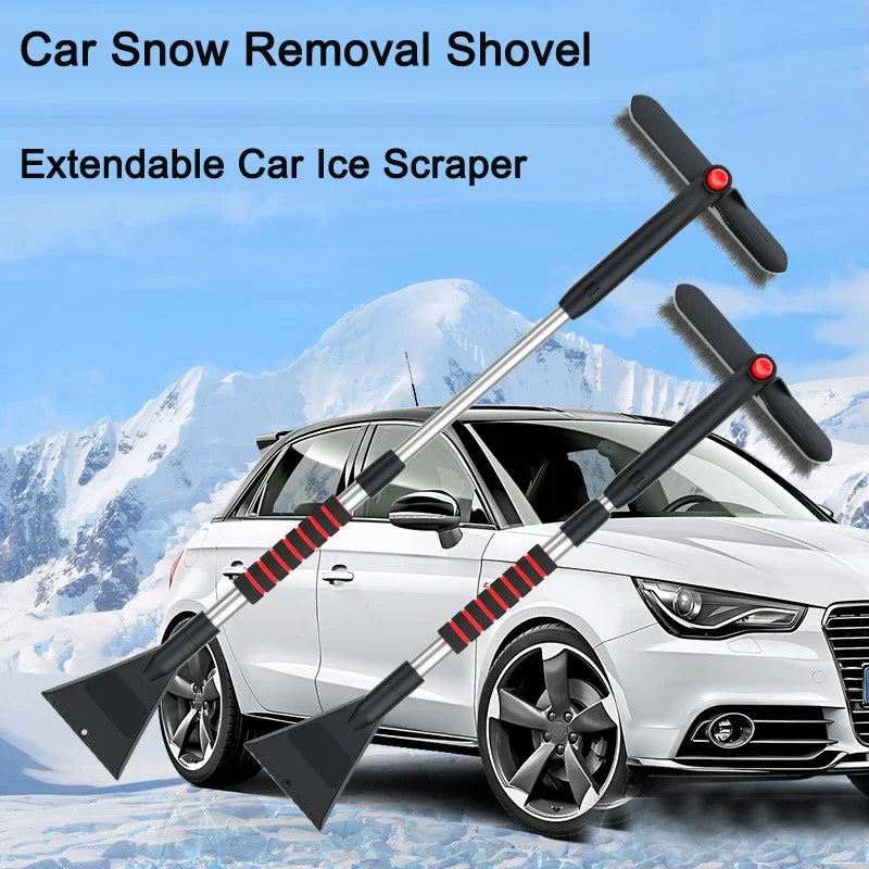 Erweiterbarer Eiskratzer mit Bürste – SwissGlanzGarage Ansicht 3