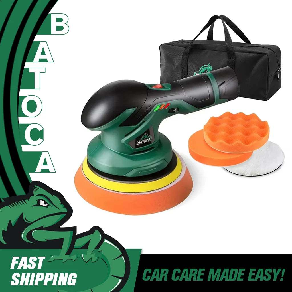 BATOCA Akku-12-V-Auto-Poliermaschine, Dual-Action, kabellose Auto-Poliermaschine