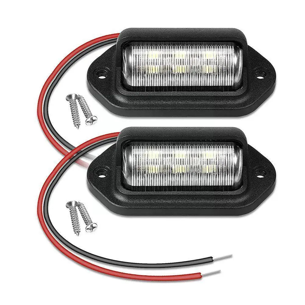 6 LED Nummernschildbeleuchtung Set – SwissGlanzGarage Ansicht 2