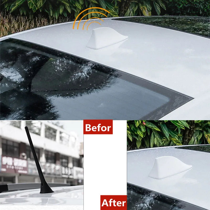Universal Shark Fin Antenne in Carbon-Optik – SwissGlanzGarage Ansicht 4