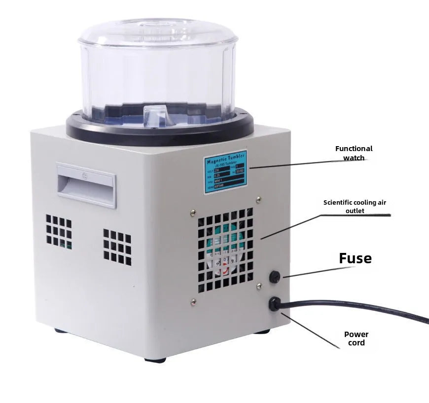 Elektrische magnetische Poliermaschine, Reinigung, Polieren, magnetische Entgratungsausrüstung, Schmuck, Schmuck, mag...