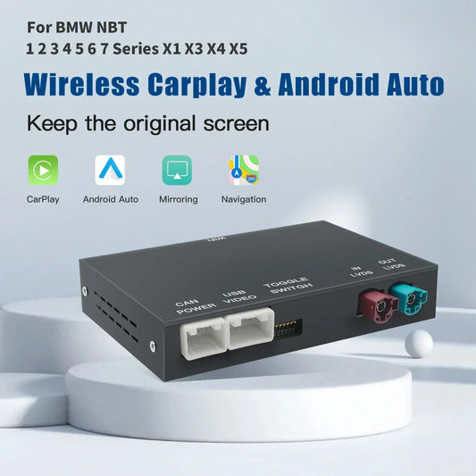 Kabelloser CarPlay Adapter für BMW NBT CIC – SwissGlanzGarage Ansicht 2