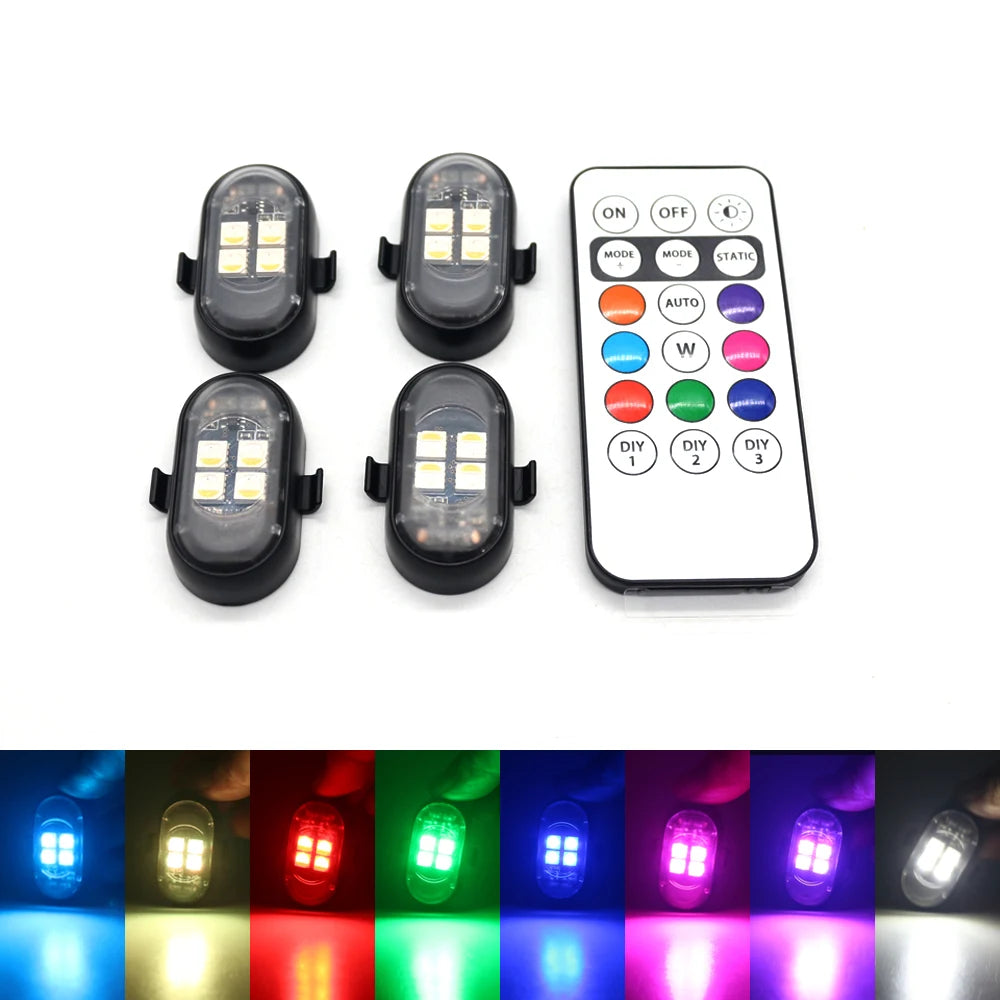 RGB Innenraumbeleuchtung mit Fernbedienung