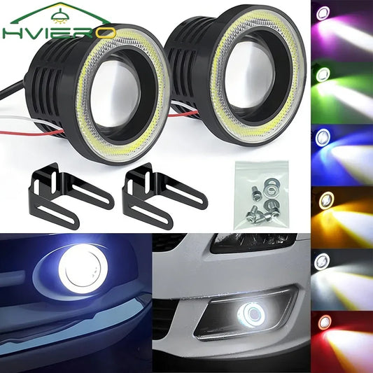 2X Auto DRL LED Scheinwerfer Angel Eyes – SwissGlanzGarage Autopflege Schweiz