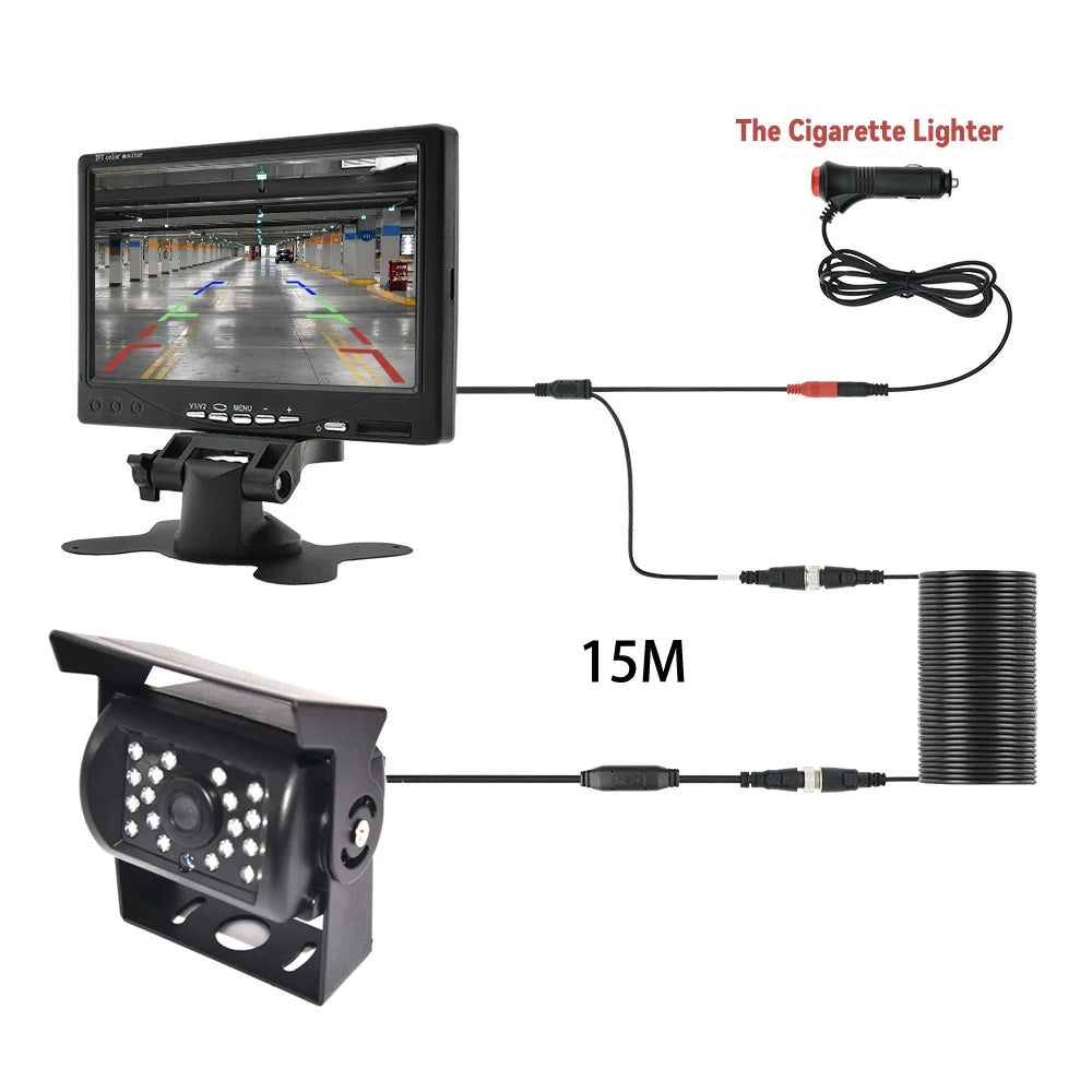 Universelle Rückfahrkamera mit 4.3/5/7 Zoll Monitor