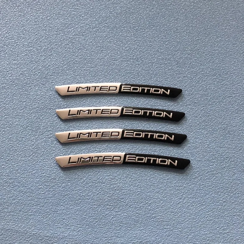 Aluminium Limited Edition Felgenaufkleber