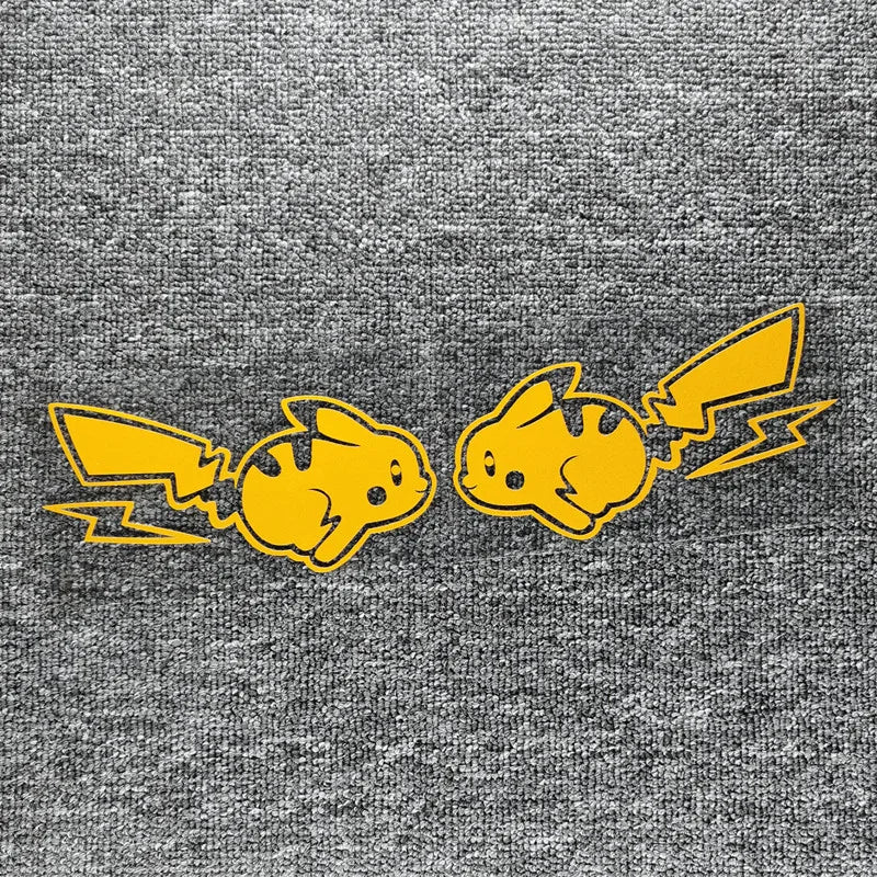 Pokemon Pikachu Auto-Aufkleber Set