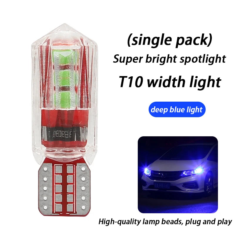 T10 LED Lampe Rot 12V 2er Set