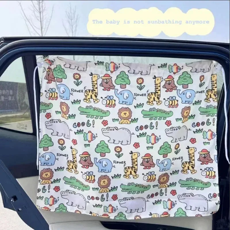 Sonnenblende Auto mit Tiermotiven – SwissGlanzGarage Autopflege Schweiz