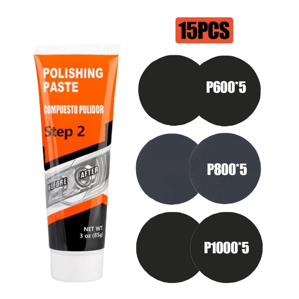 Scheinwerfer-Restaurierungs-Set mit Politur