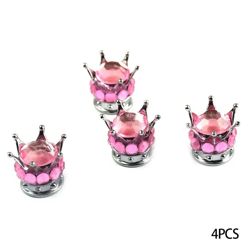 Ventilkappen Krone Bling Diamant-Design