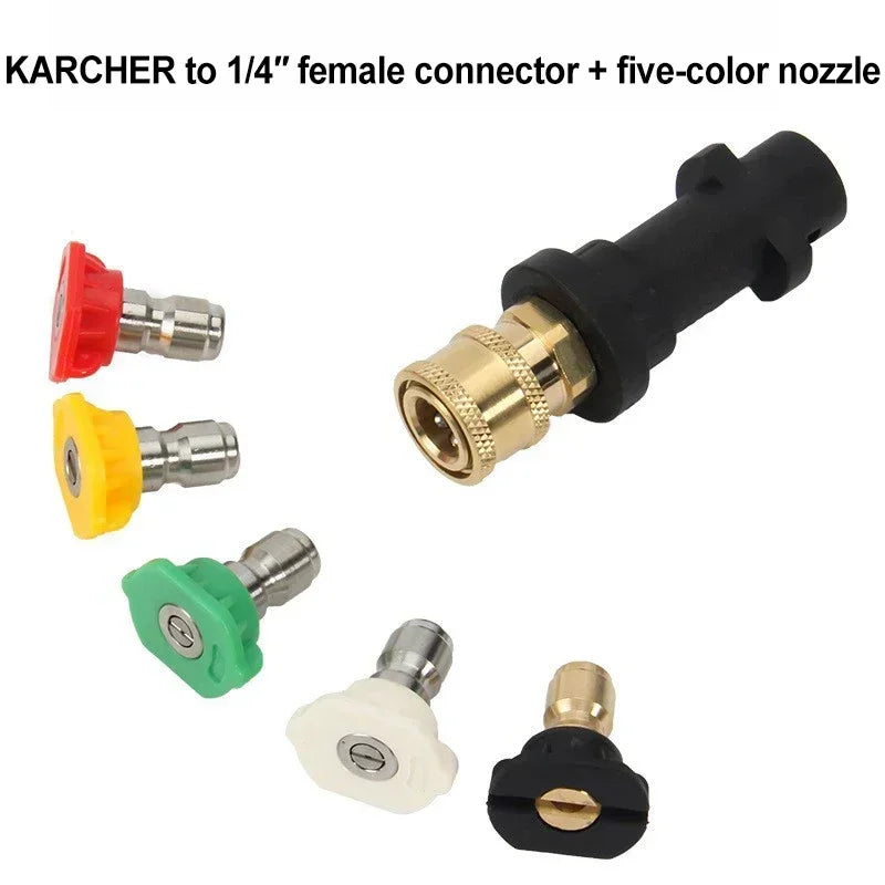 Hochdruckreiniger Adapter Set mit 5 Düsen