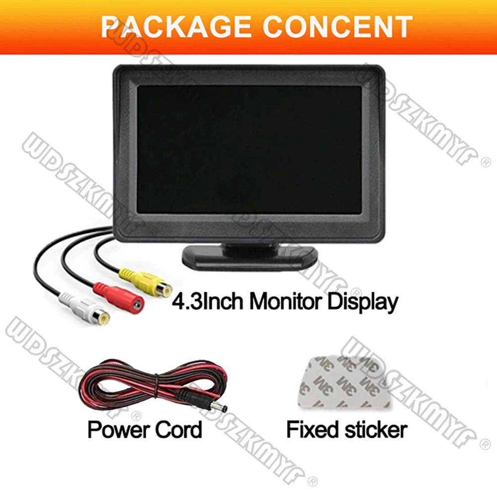4.3 Zoll Rueckfahrkamera Monitor Display