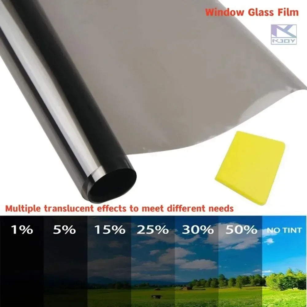 3Mx50CM VLT Schwarze Fensterfolie – SwissGlanzGarage Autopflege Schweiz