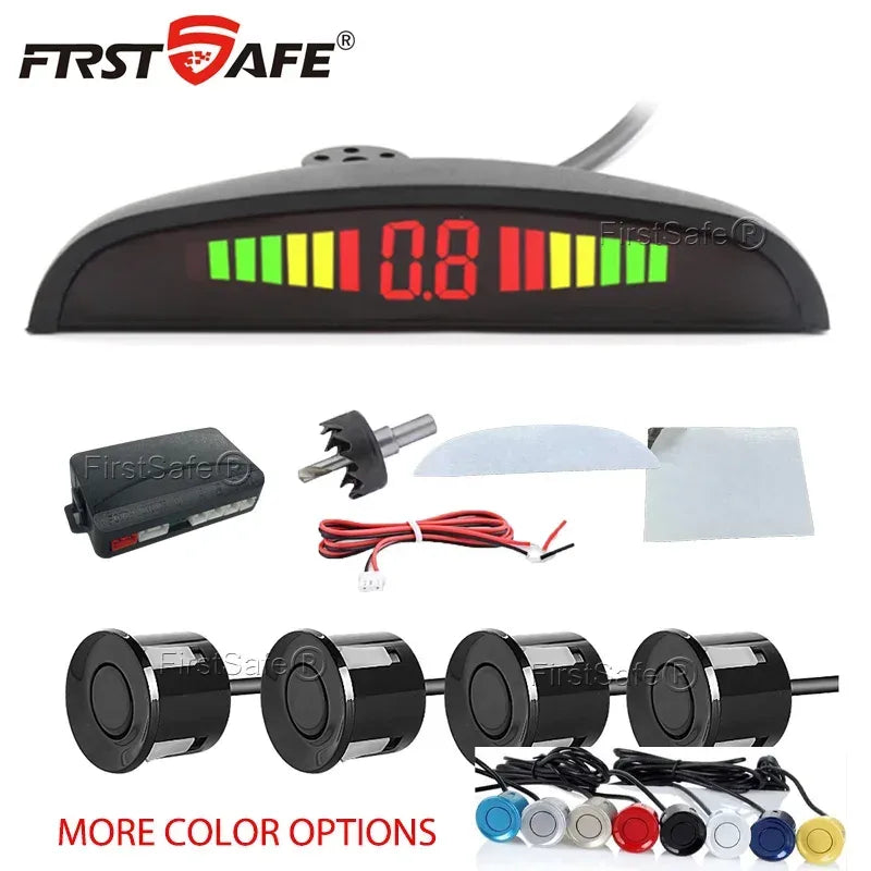 FirstSafe Parksensor-Set 4 Sensoren 22mm – SwissGlanzGarage Autopflege Schweiz
