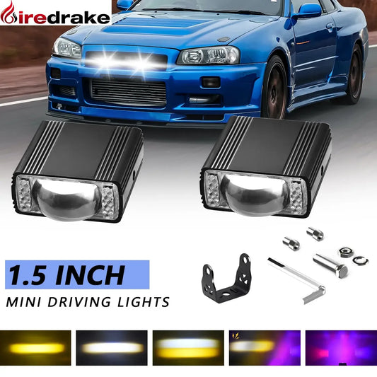LED Scheinwerfer 1.5 Zoll Mini-Lampe – SwissGlanzGarage Autopflege Schweiz