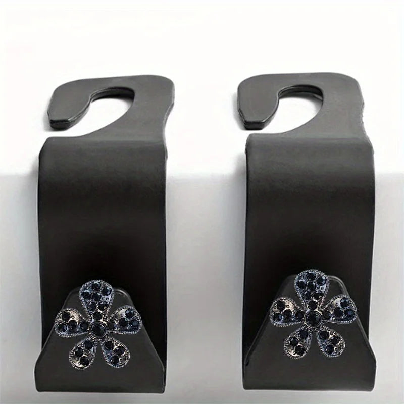2er-Set Rückenlehn-Haken mit Blume