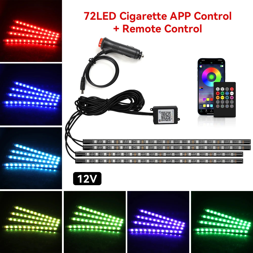 LED Ambientebeleuchtung Fussraum