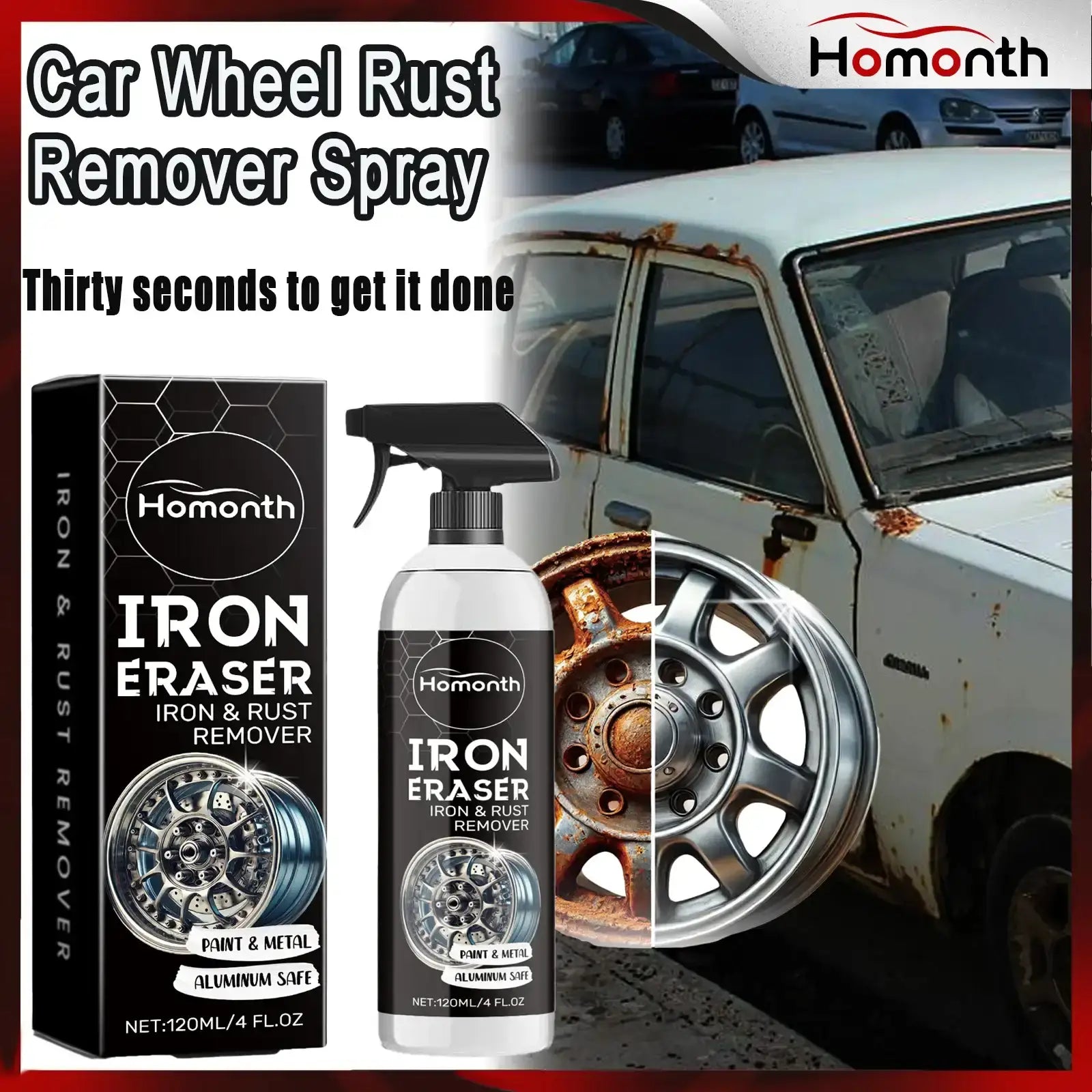 Rost-Entferner Spray für Felgen