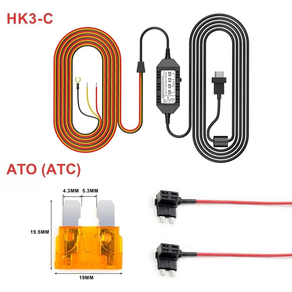 Viofo A139 HK3-C Auto Kamera Hardwire Set