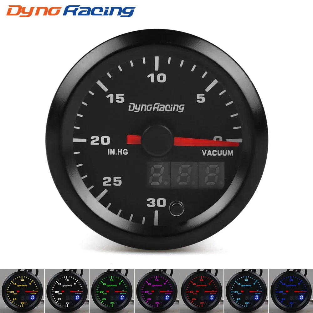 Dynoracing 52mm 7 Farben LED Dual Display