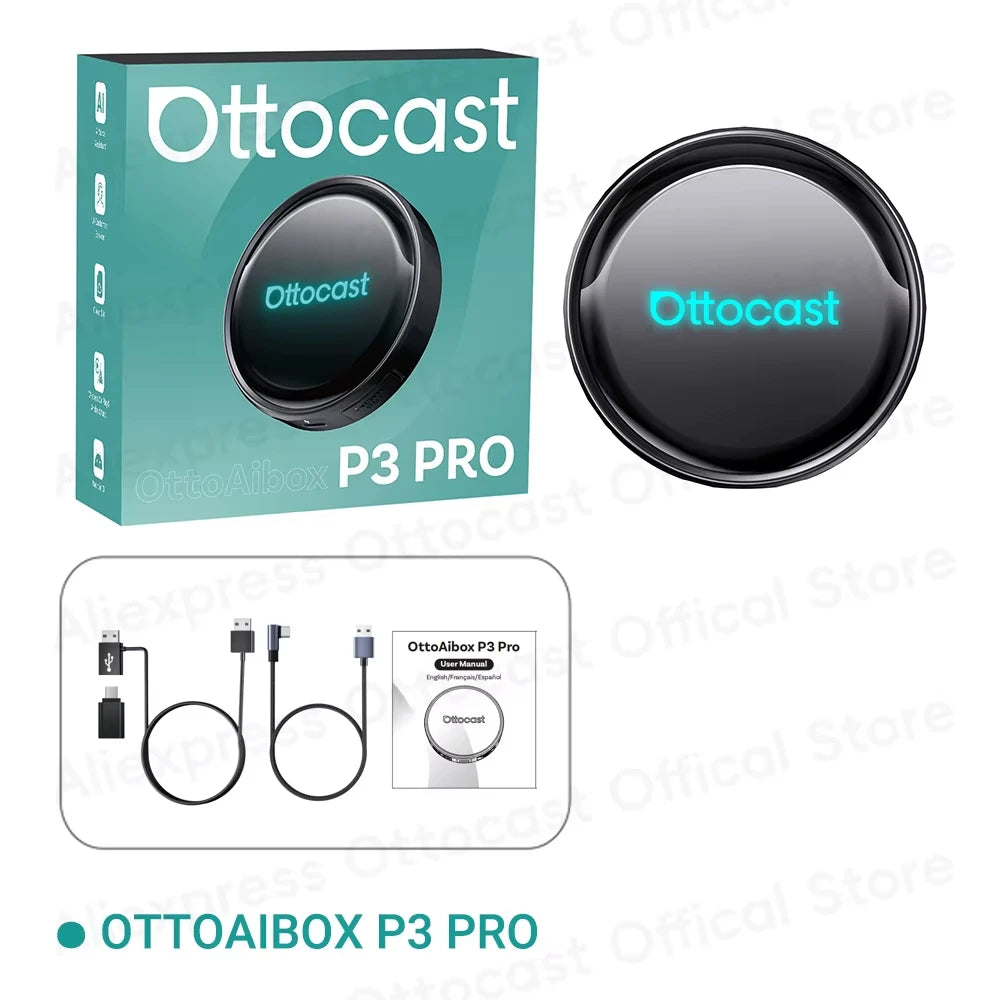 Ottocast P3 Pro Kabellos CarPlay Box