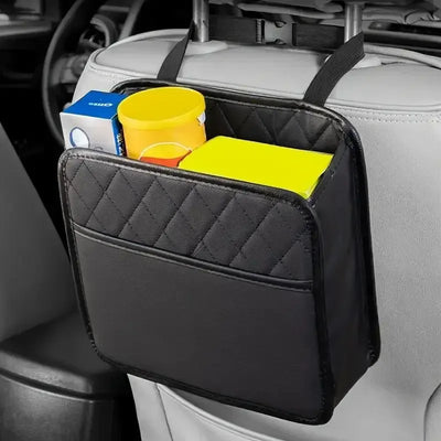 Auto-Mülleimer mit Deckel – in Leder-Optik – SwissGlanzGarage Autopflege Schweiz